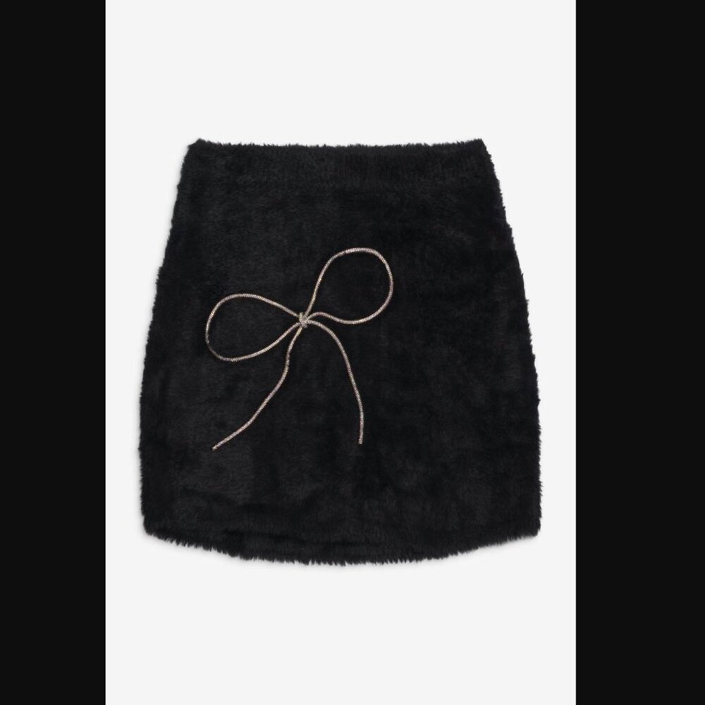For Love & Lemons Vivienne Mini Skirt Black - Picture 4 of 6
